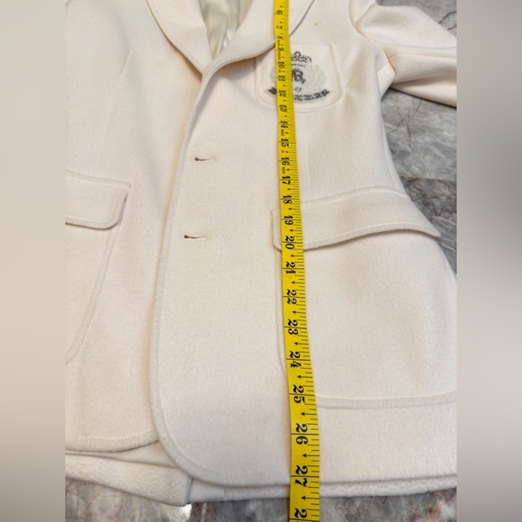 Polo Ralph Lauren Elegant White(cream)color Blazer with beaded embroidery Size 4 - Picture 16 of 17